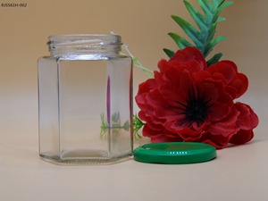 Hexagon Jars - 10 oz Six-Sided